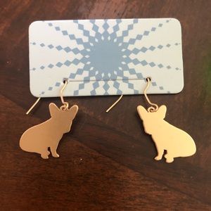 ModCloth French bulldog earrings!